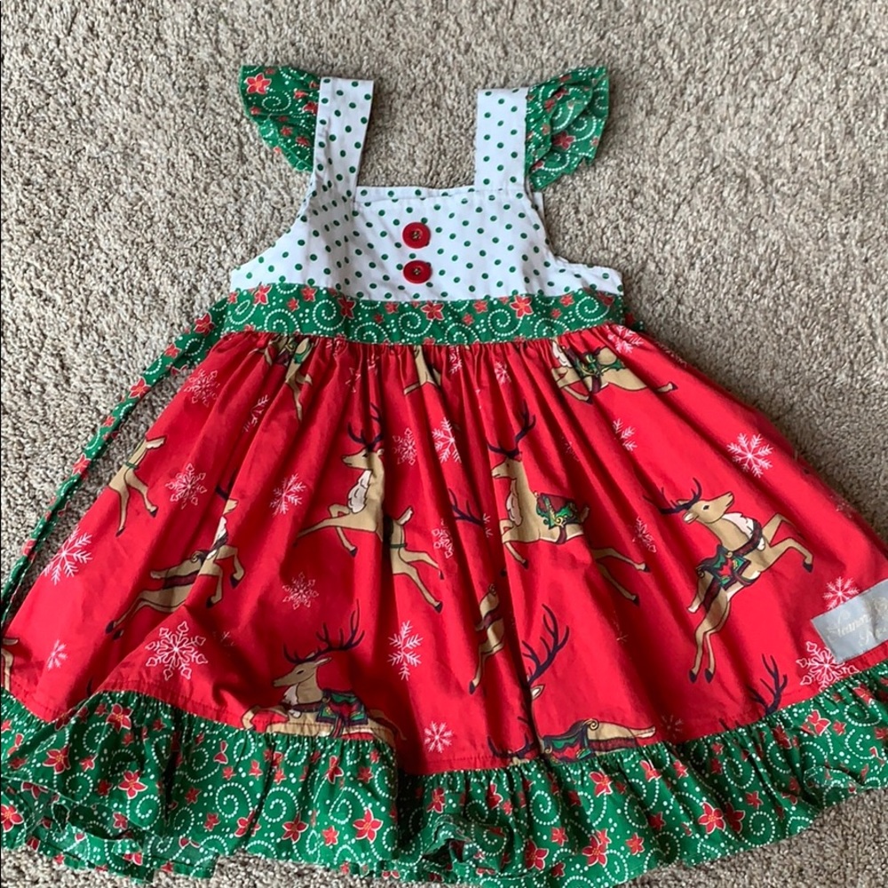 Eleanor Rose Christmas Tie Dress
